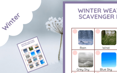 Winter Weather Scavenger Hunt
