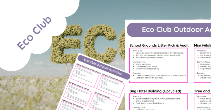 Eco Club Activities – Outdooors