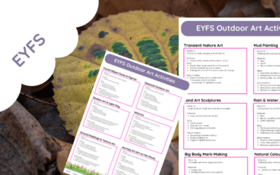 EYFS Outdoor Art Activities