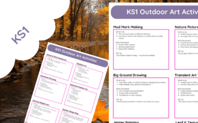KS1 Outdoor Art Activities
