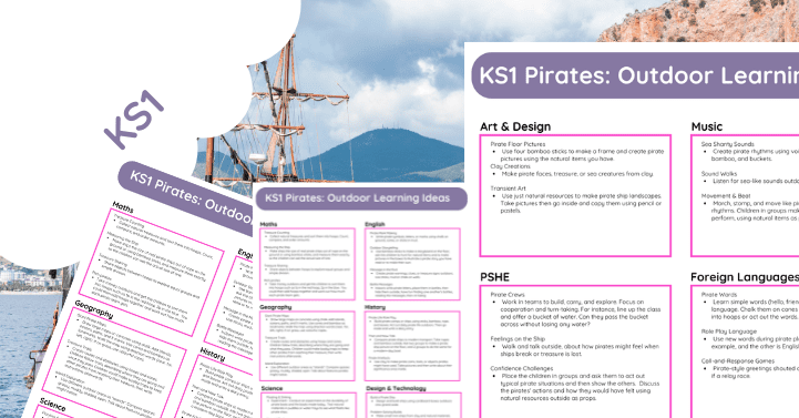 KS1 Pirates: Outdoor Learning Pack