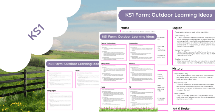 Farm KS1 Outdoor Learning Ideas