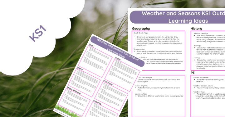 Weather and Seasons KS1 Outdoor Learning Ideas