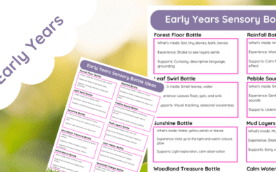 Early Years Sensory Bottle Ideas