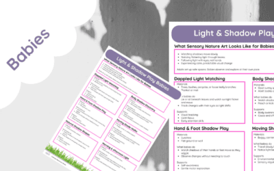 Light & Shadow Play Babies (Art)