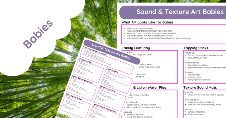 Sound & Texture Art Babies