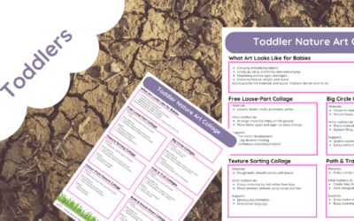 Toddler Nature Art Collage