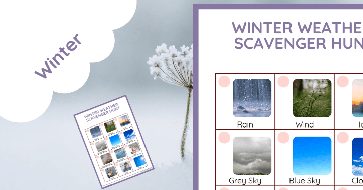 winter scavenger hunt