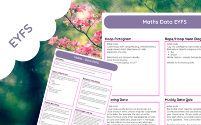 Outdoor Data Handling Activities for EYFS