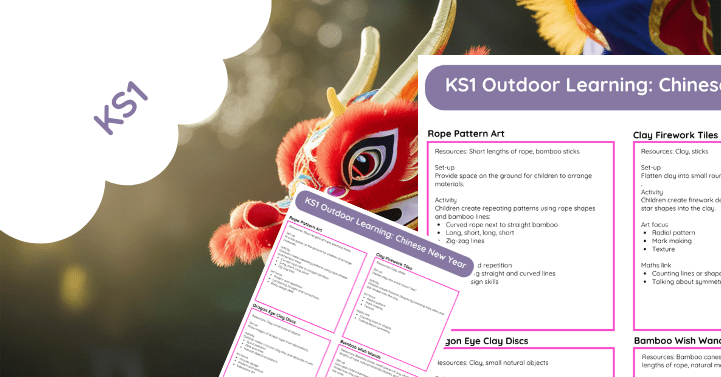 KS1 Outdoor Learning: Chinese New Year