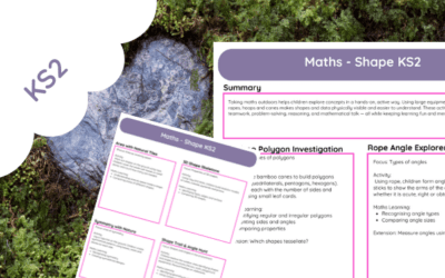 KS2 Shape Outdoor Learning Ideas Pack