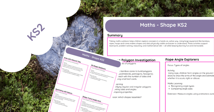 KS2 Shape Outdoor Learning Ideas Pack