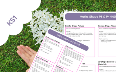 KS1 Shape Outdoor Learning Pack