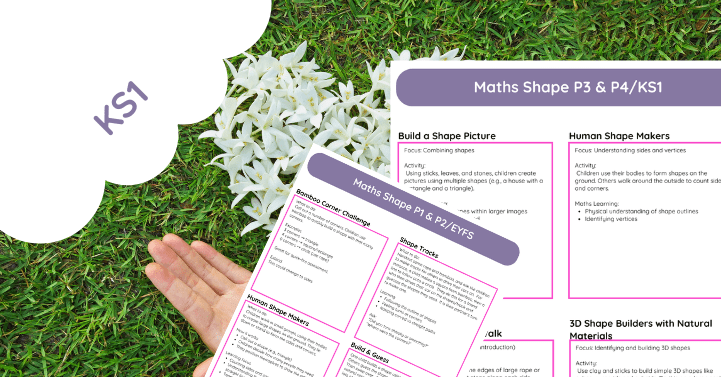 KS1 Shape Outdoor Learning Pack