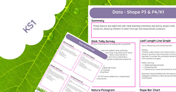 KS1 Outdoor Data Handling Pack