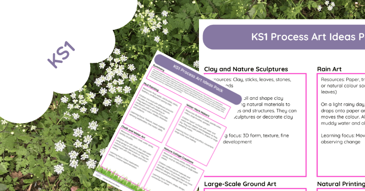 KS1 Outdoor Art Activities – Process Art Ideas Pack