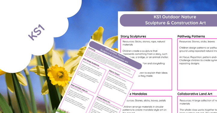 KS1 Art Nature Sculpture & Construction