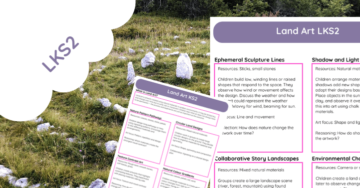 Land Art Ideas LKS2