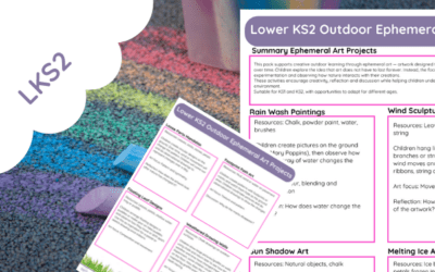 KS2 Ephemeral Art Projects – Outdoor Art Ideas Pack