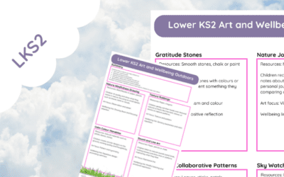 Lower KS2 Art and Wellbeing Outdoors