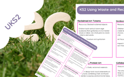 KS2 Outdoor Art Ideas Pack : Using Waste and Reclaimed Materials