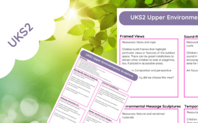 Upper KS2 Outdoor Art: Environmental Sculptures