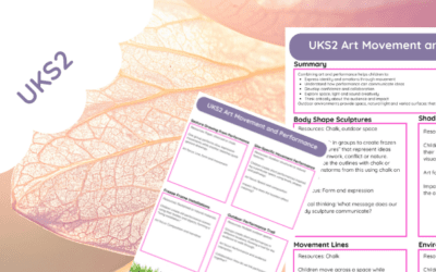 Upper KS2 Outdoor Art Ideas Pack : Movement and Performance