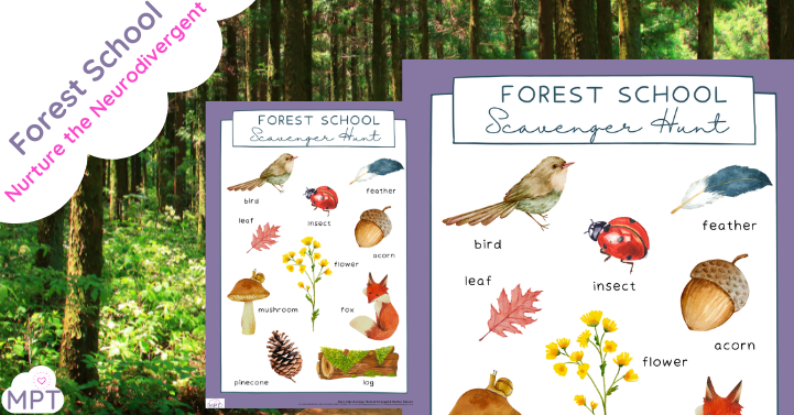 forest school scavenger hunt