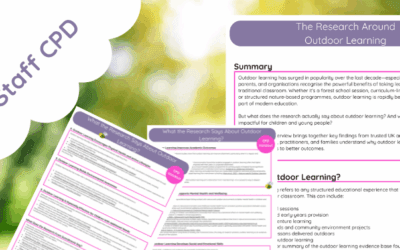 The Research Around Outdoor Learning (CPD Handout)