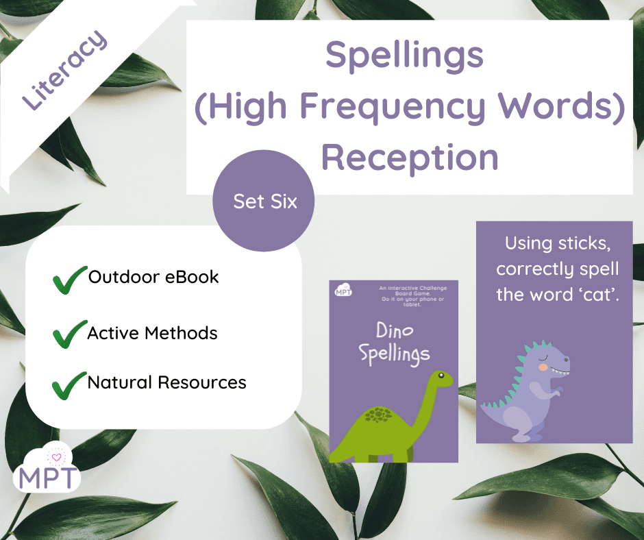 Copy of Website Image Use ONLY (10) Spellings (High Frequency Words) – Set Six