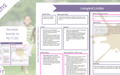 Number bonds to 10 – Lanyard Limbo