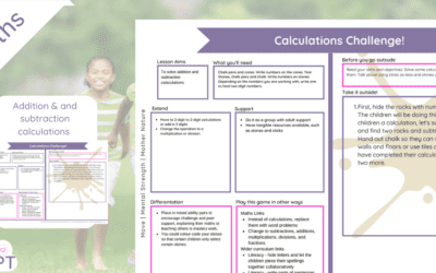 Addition & subtraction problems – Calculations challenge