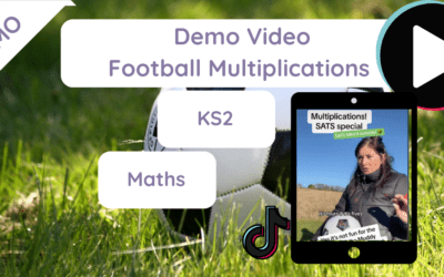 KS2 Football Multiplications Practice (Demo Video)