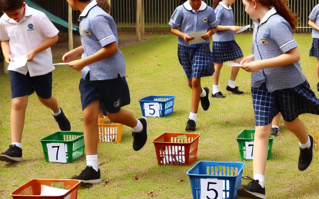maths outdoor learning