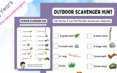Outdoor Learning Scavenger Hunt