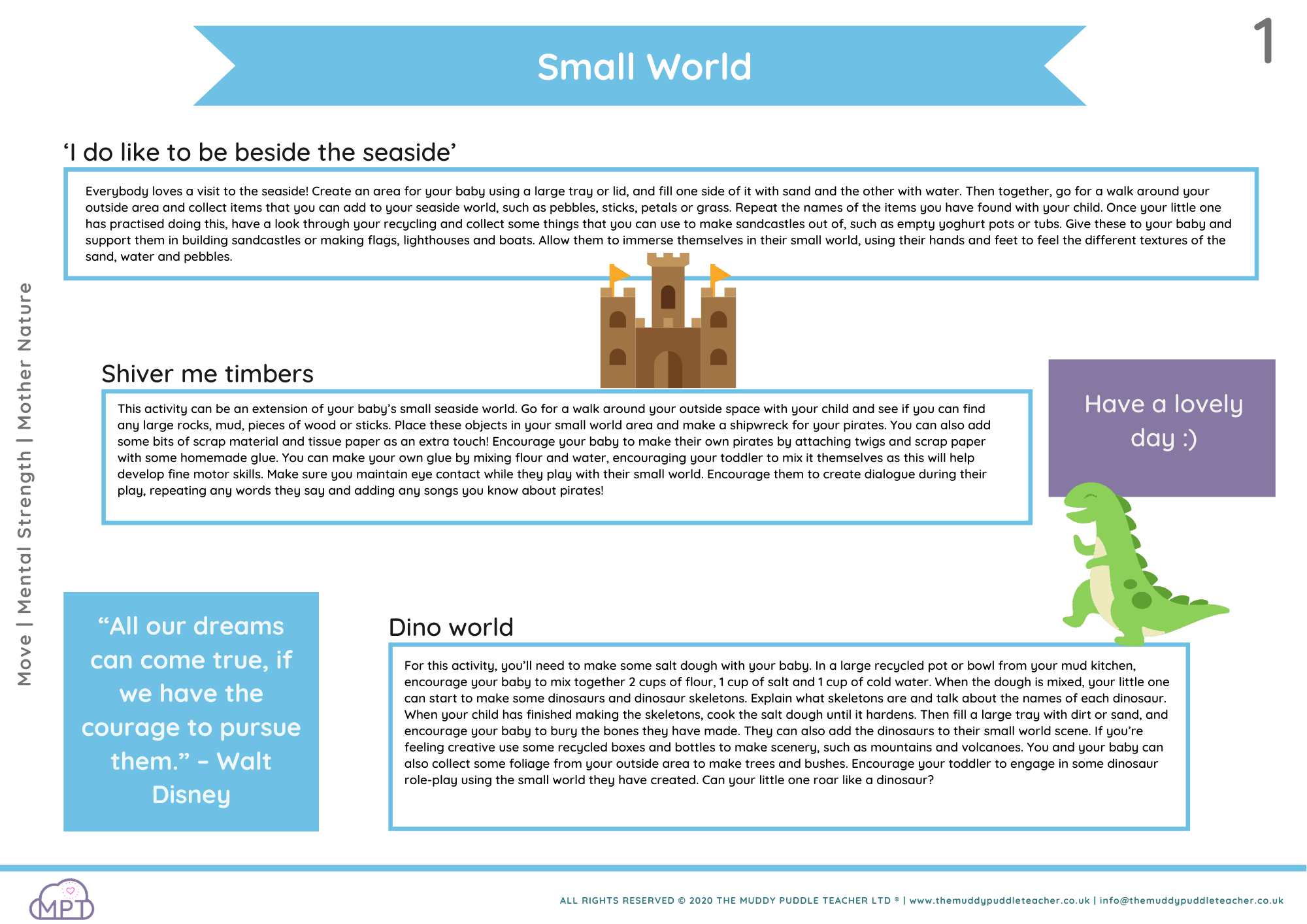 Small World Play upcycling small word