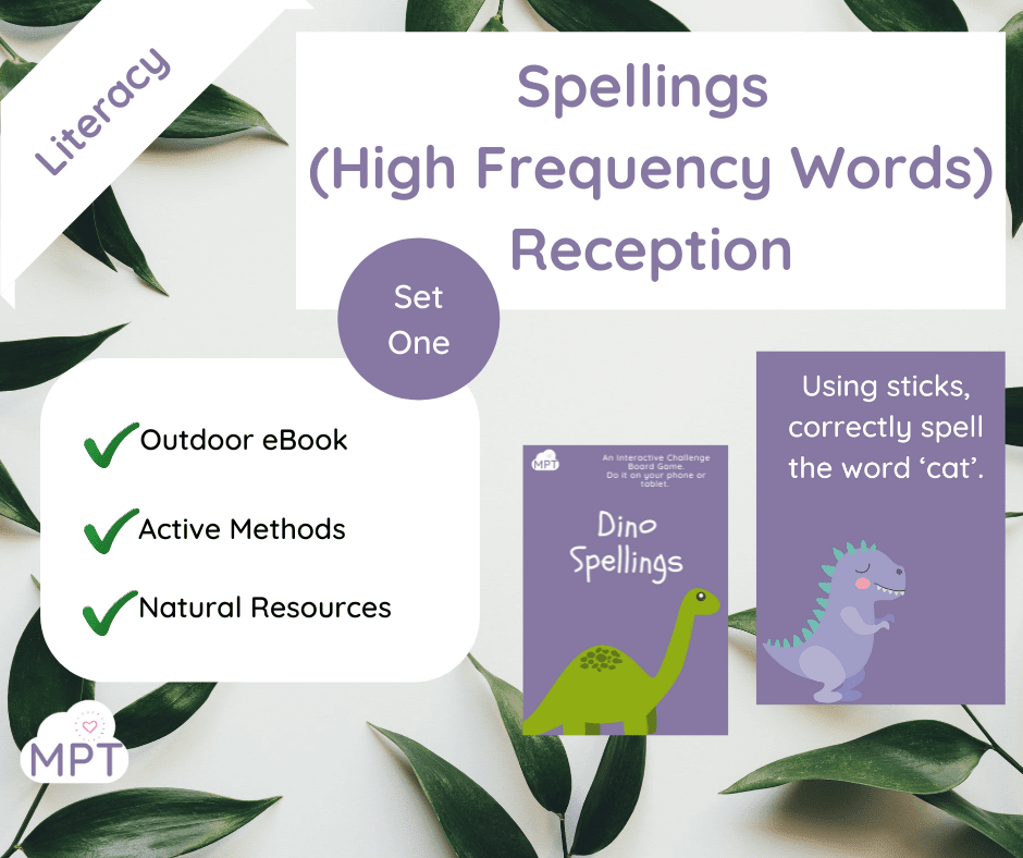 Copy of Website Image Use ONLY (5) Spellings (High Frequency Words) - Reception