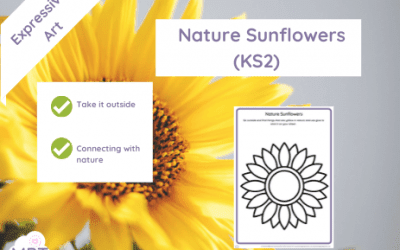 Nature Sunflowers Art Task KS2