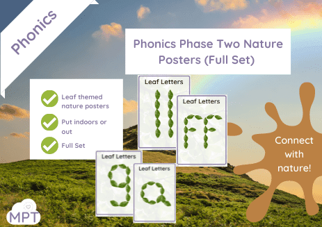 Outdoor Learning (17) phase two phonics posters