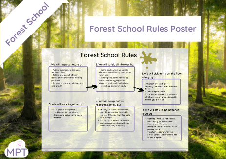 Outdoor Learning (25) Forest School Rules Poster
