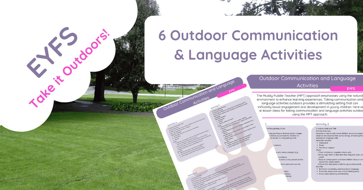 communication and language eyfs