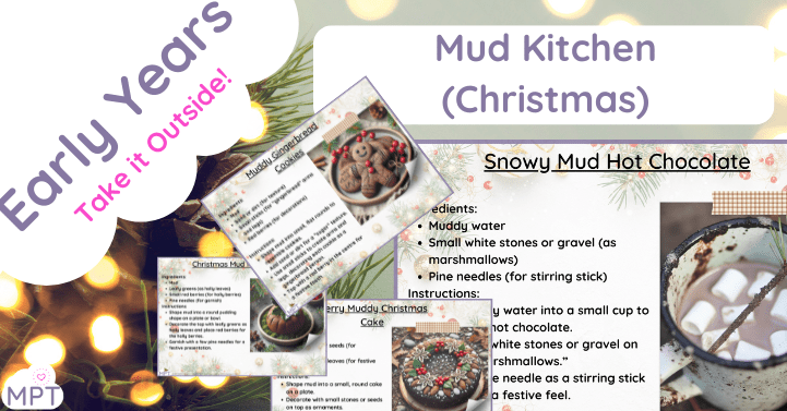 Mud Kitchen Posters - Christmas Theme