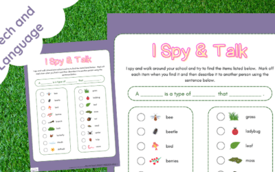 Outdoor Learning I Spy & Talk