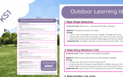 Outdoor Learning Ideas (Ropes) KS1